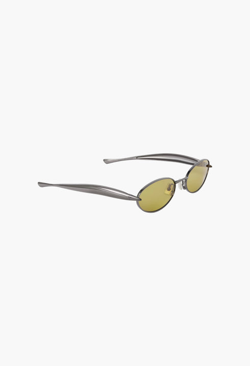 Sardine Oval-Frame Gold-Tone Sunglasses